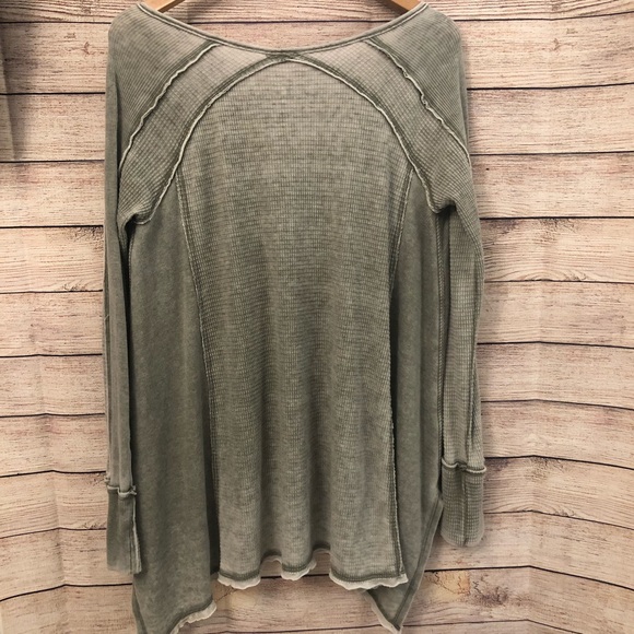 Free People Pacific Thermal Oversized Top - Picture 5 of 5